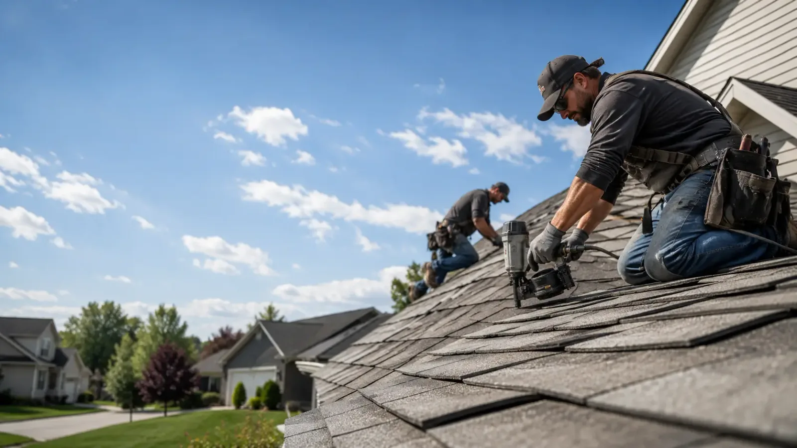 Storm Damage Roof Repair in Stevens, PA near me